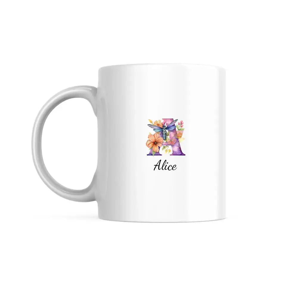 Mug Lettre Libellule