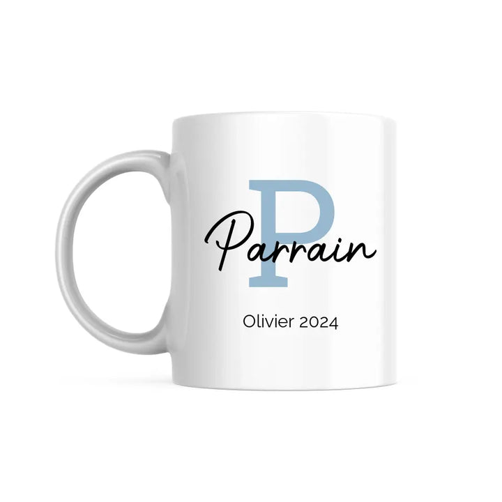 Mug Personnalisable - Lettre parrain