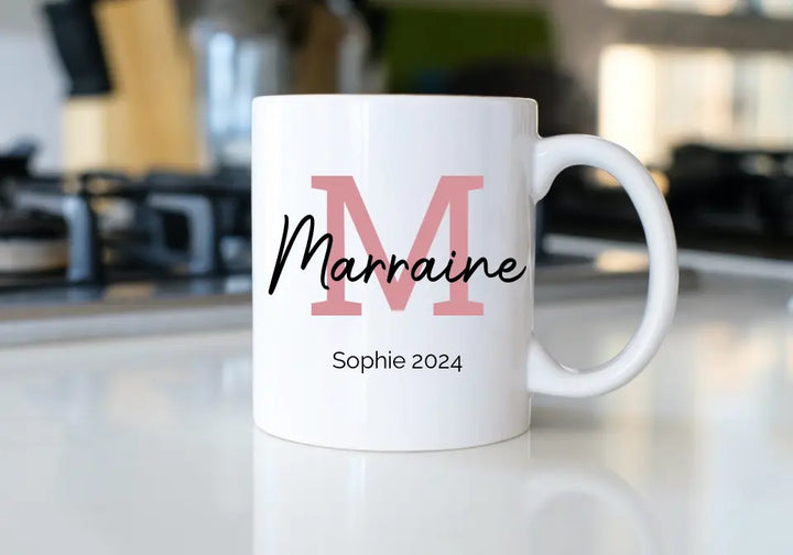 Mug Personnalisable - Lettre Marraine