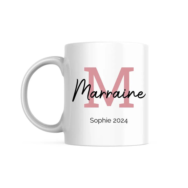 Mug Personnalisable - Lettre Marraine