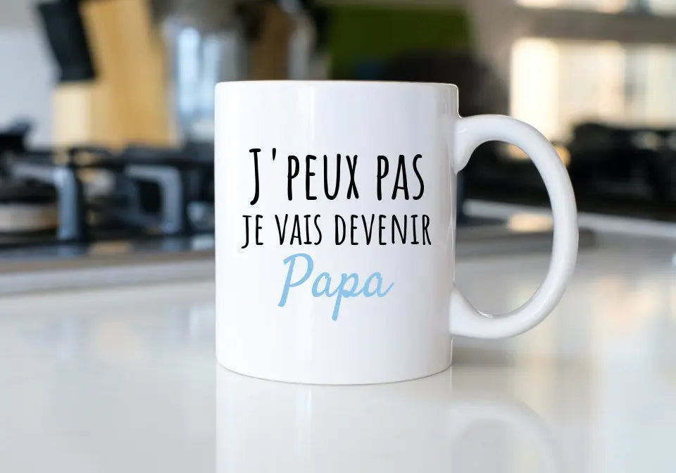 Mug Personnalisable - J'peux pas je vais devenir papa