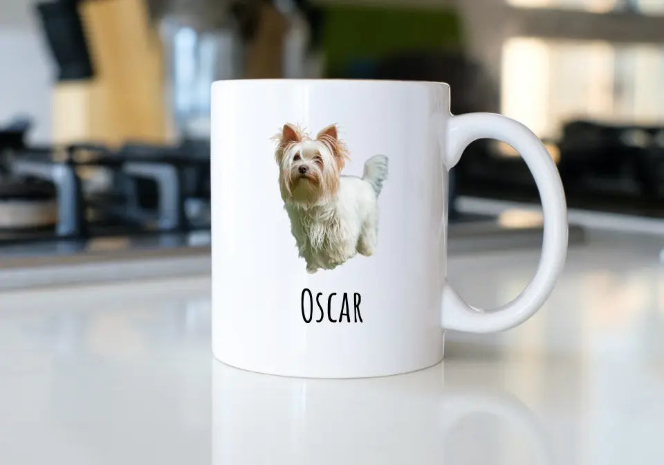 Mug Personnalisable - Votre animal de compagnie automatiquement découpée