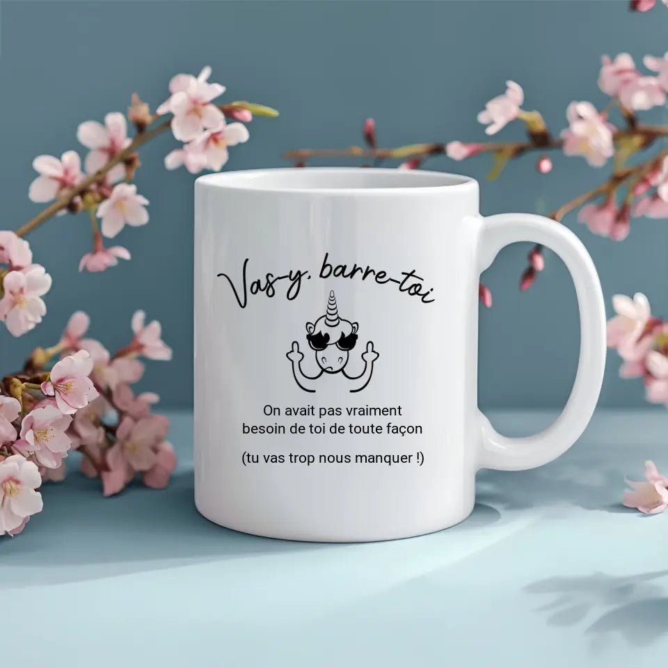 Mug - Barre - toi départ collègue - Woolly Panda