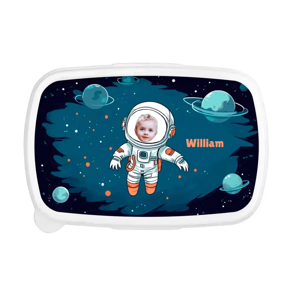 Lunch box - Astronaut Visage Enfant Personnalisable - Woolly Panda