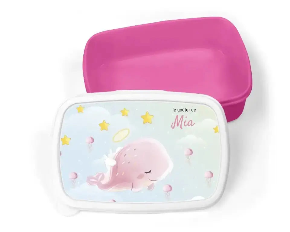 Lunch box - Baleine rose - Woolly Panda