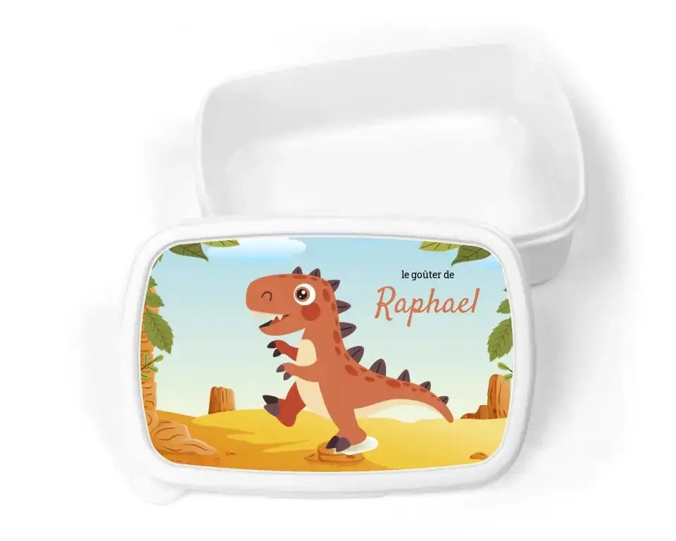 Lunch box - Dino Orange - Woolly Panda