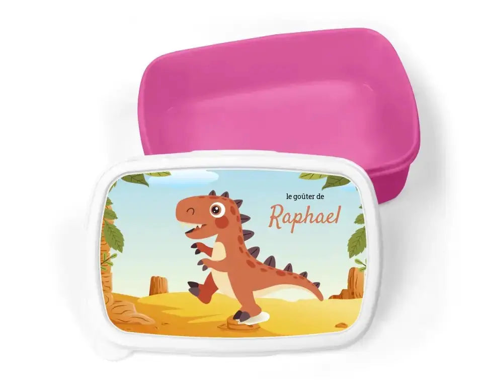 Lunch box - Dino Orange - Woolly Panda