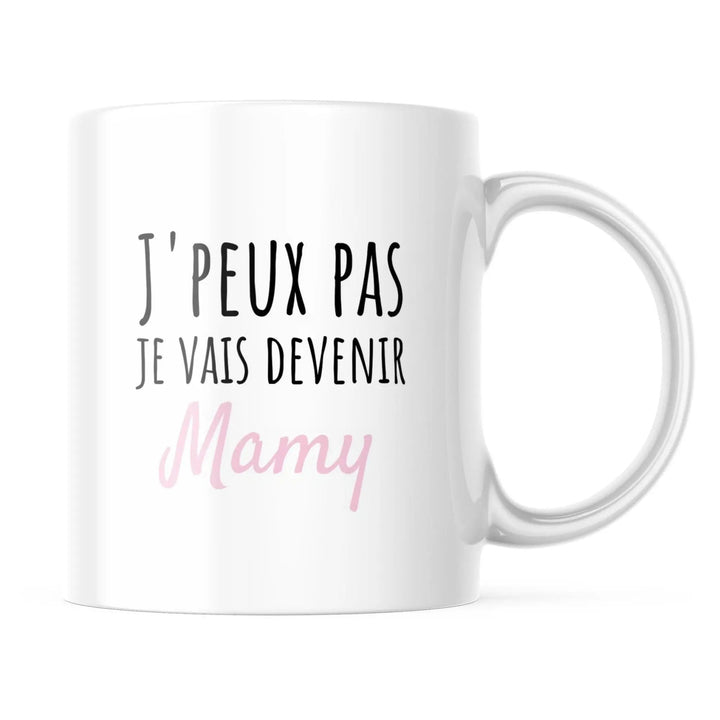 Mug J'peux pas je vais devenir mamie - woollypanda