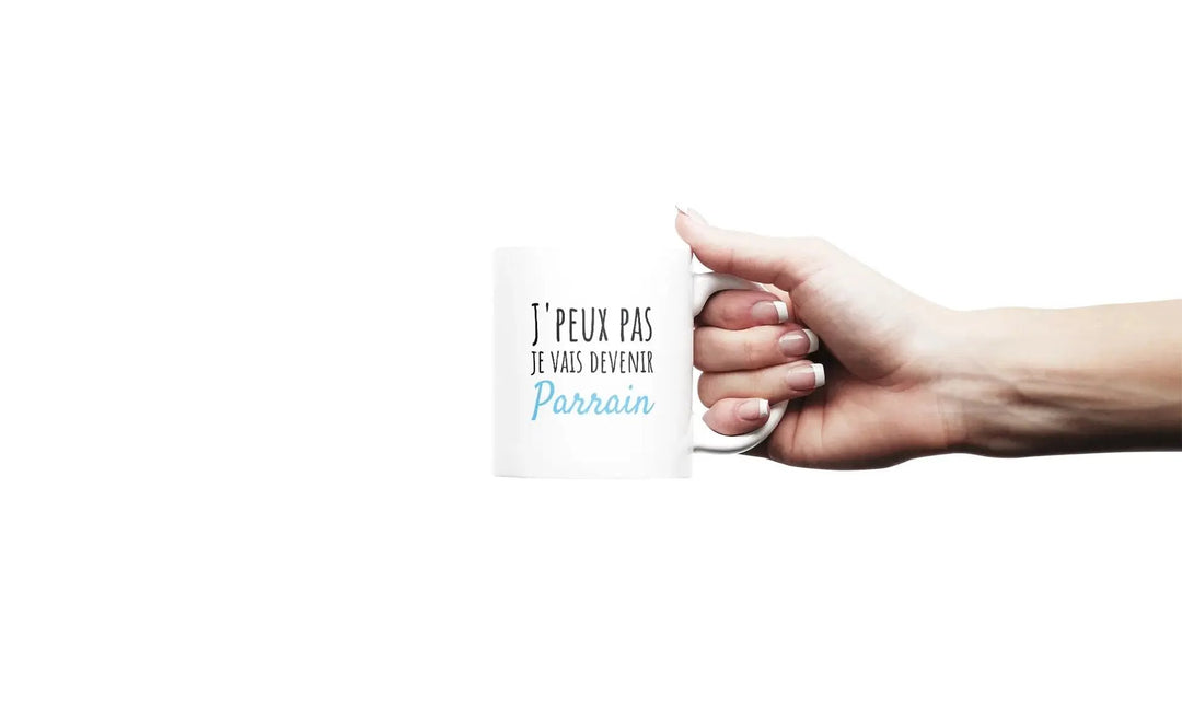 Mug J'peux pas je vais devenir parrain - woollypanda