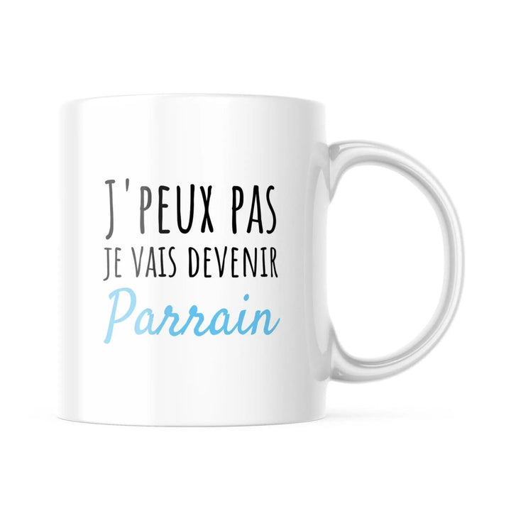 Mug J'peux pas je vais devenir parrain - woollypanda