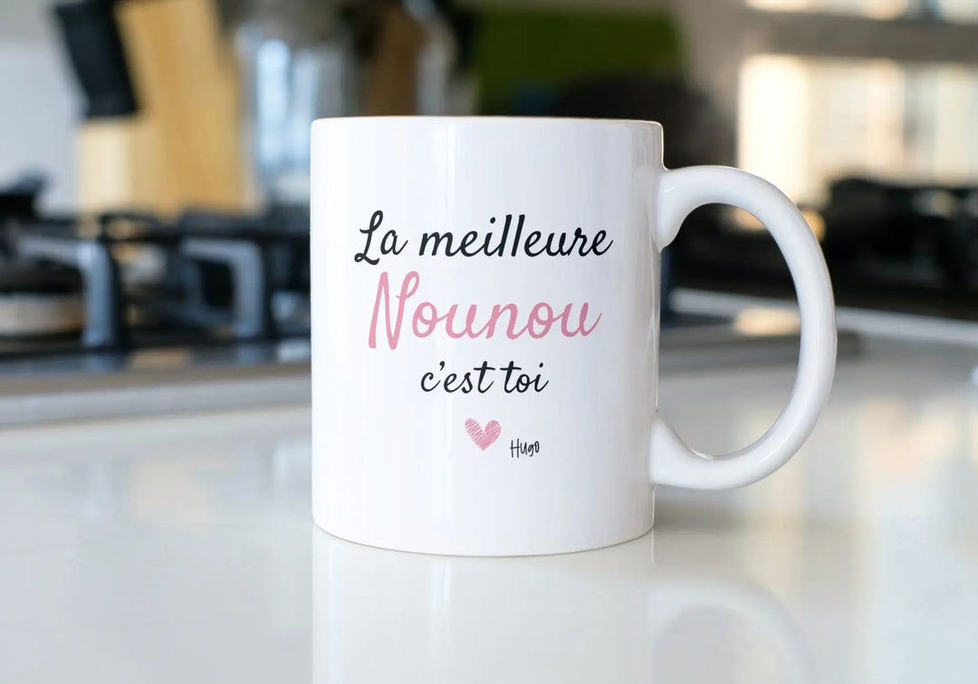 Mug La meilleure c'est toi - Professeure ATSEM AESH Nounou - Woolly Panda