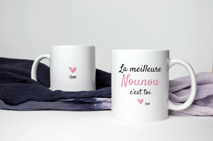 Mug La meilleure c'est toi - Professeure ATSEM AESH Nounou - Woolly Panda