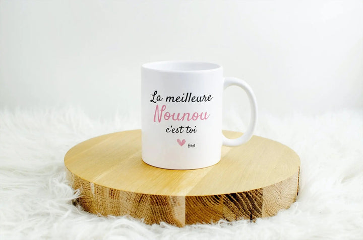 Mug La meilleure c'est toi - Professeure ATSEM AESH Nounou - Woolly Panda