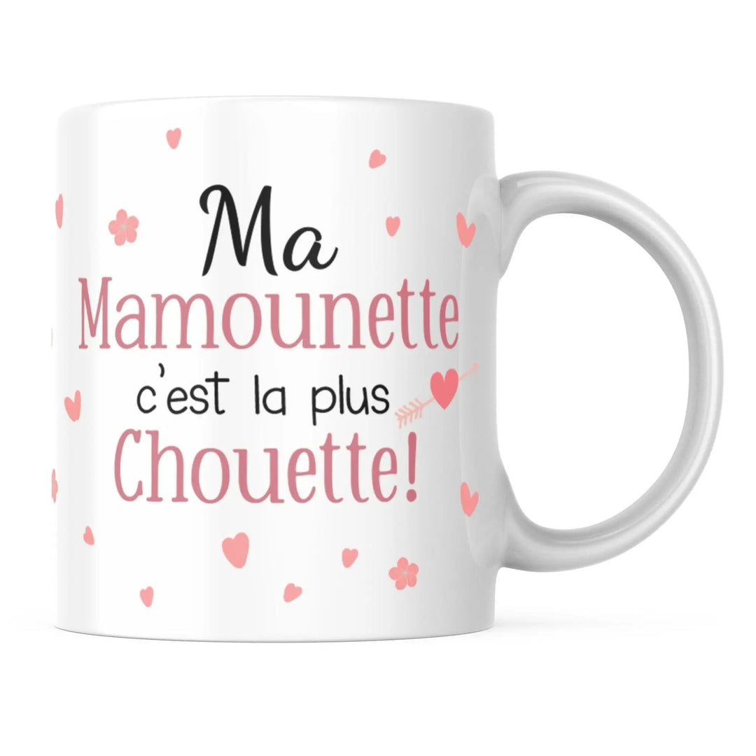 Mug Ma mamounette c'est la plus chouette personnalisable - woollypanda