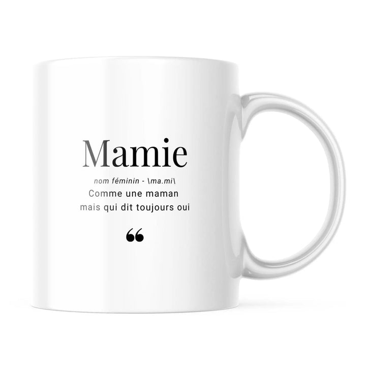 Mug Mamie Définition - woollypanda