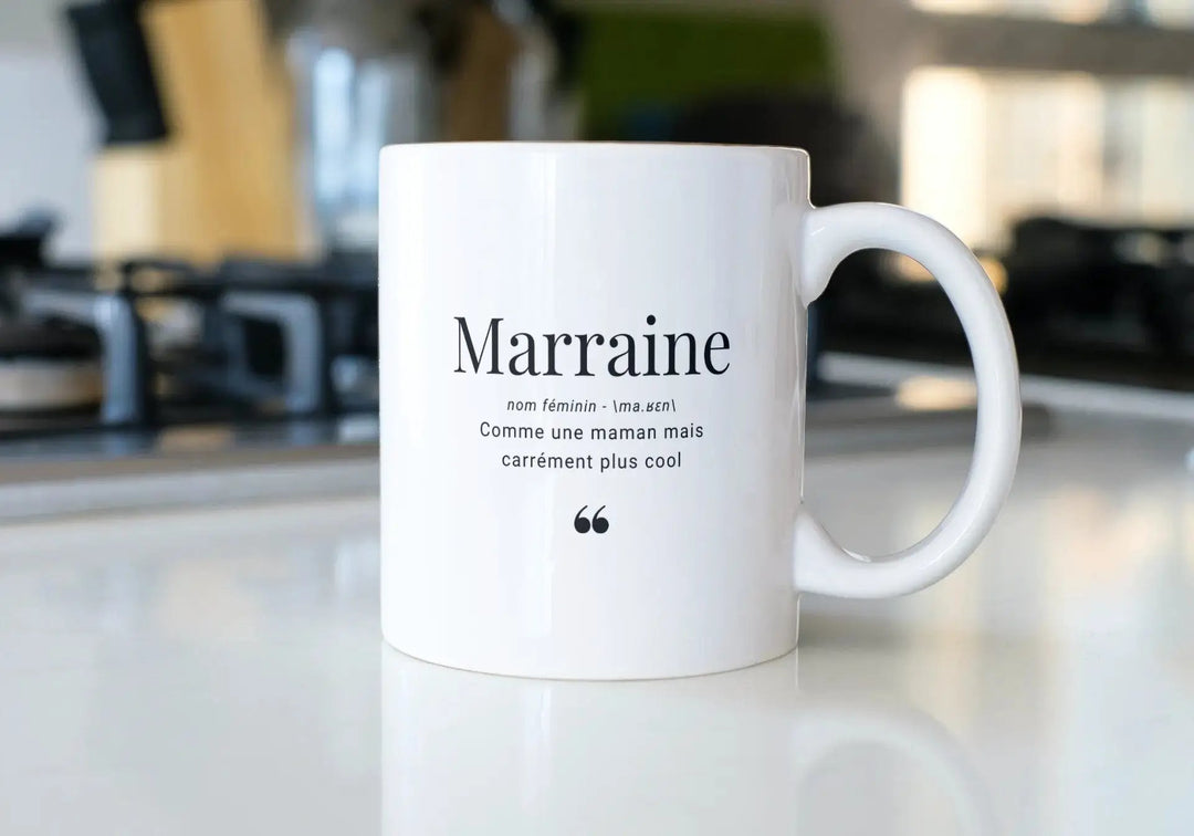 Mug Marraine Définition - woollypanda