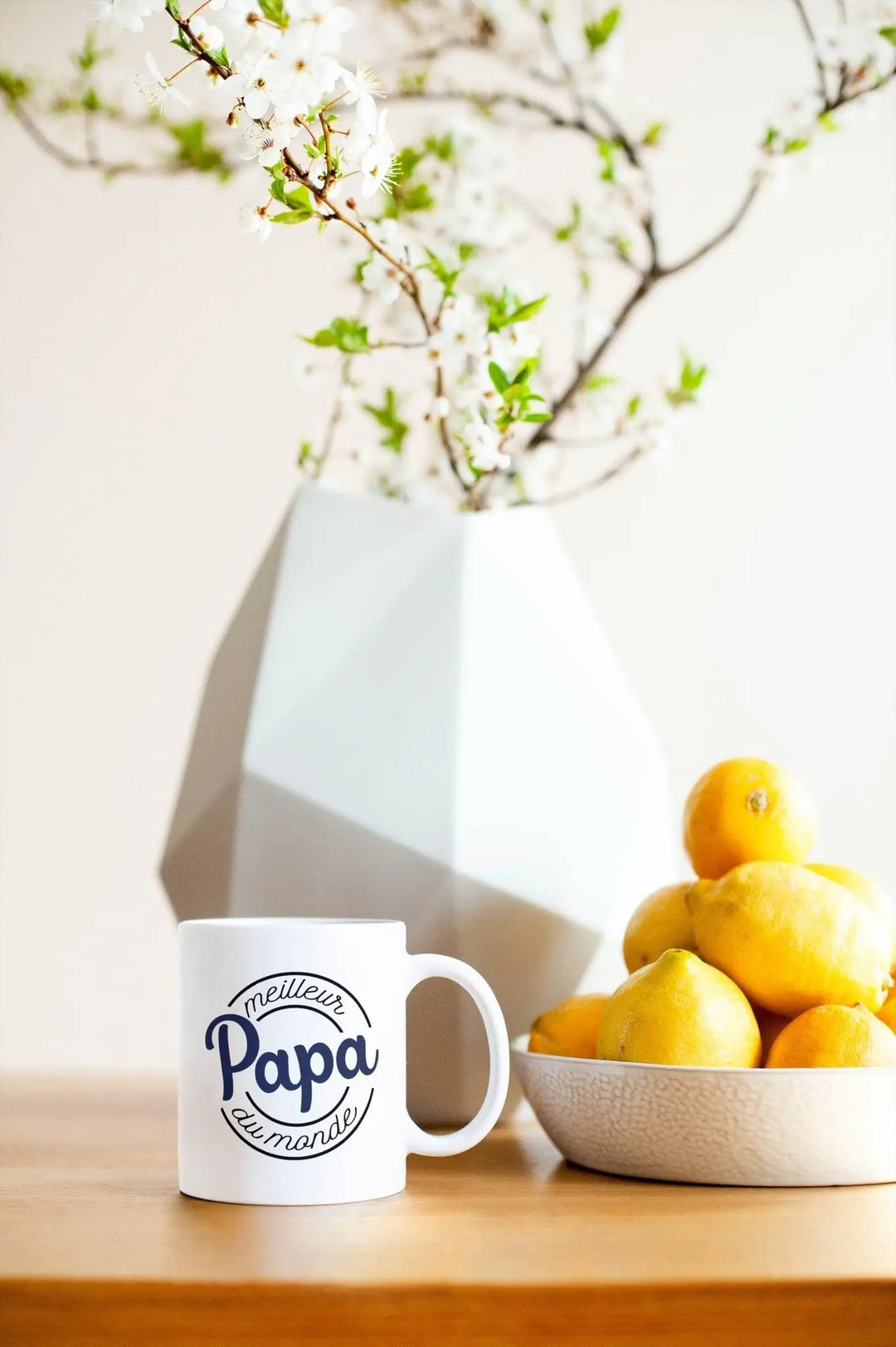 Mug Meilleur papa du monde personnalisable - woollypanda