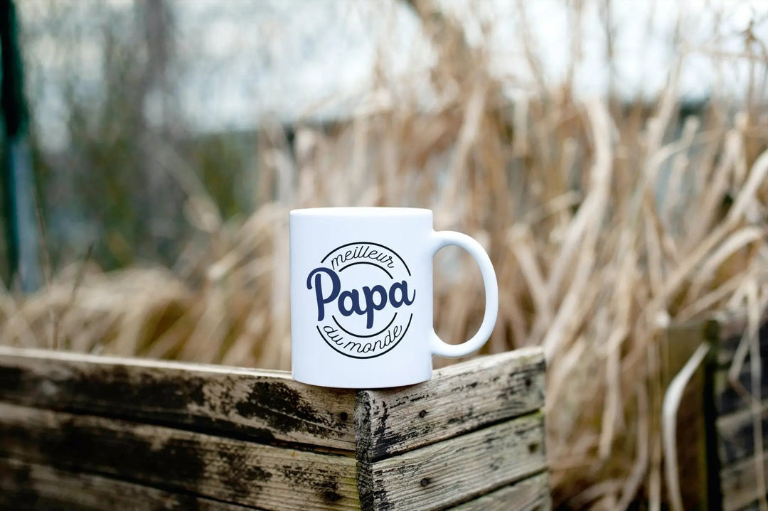 Mug Meilleur papa du monde personnalisable - woollypanda