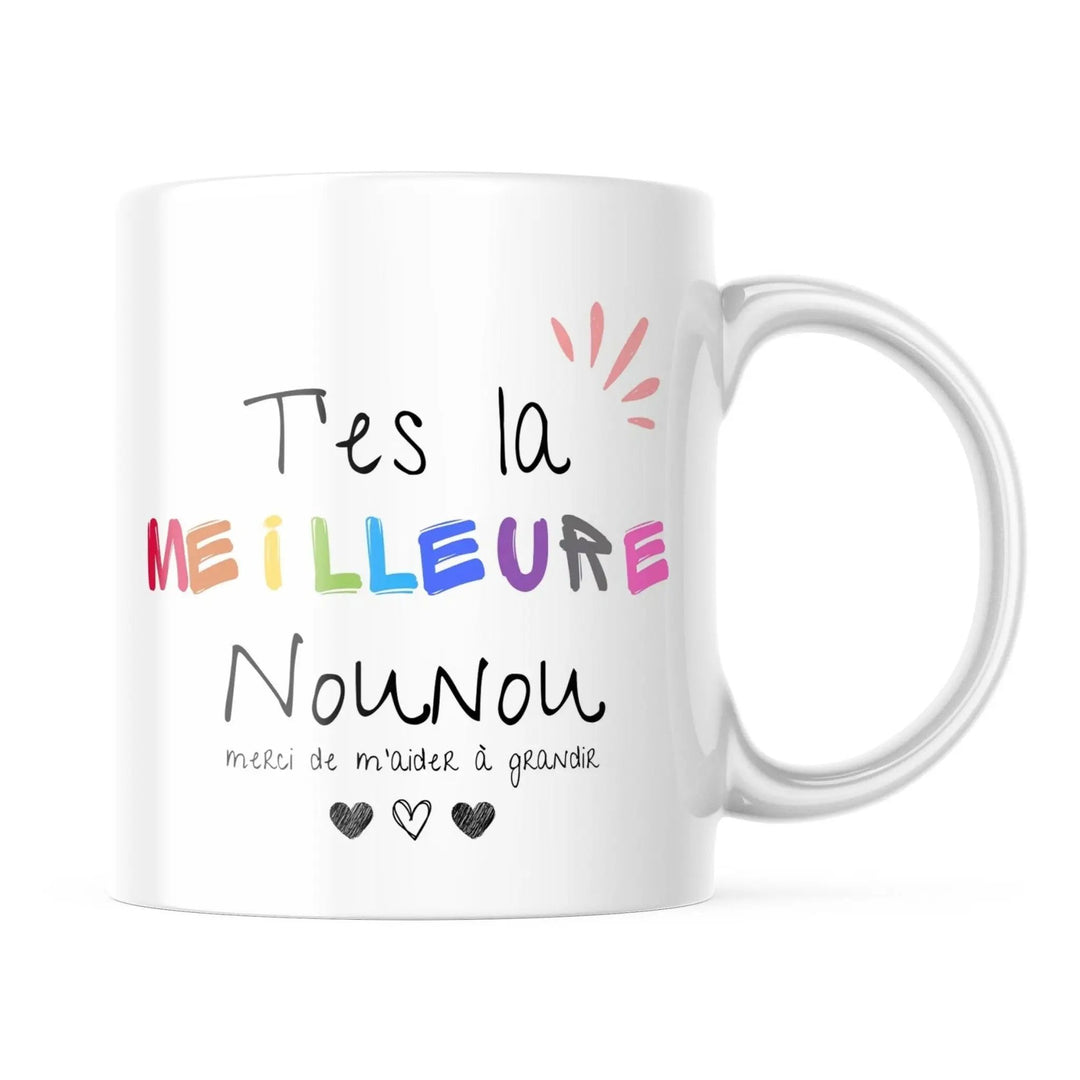 Mug Meilleure Nounou Personalisable - woollypanda