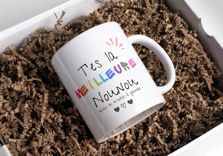 Mug Meilleure Nounou Personalisable - woollypanda