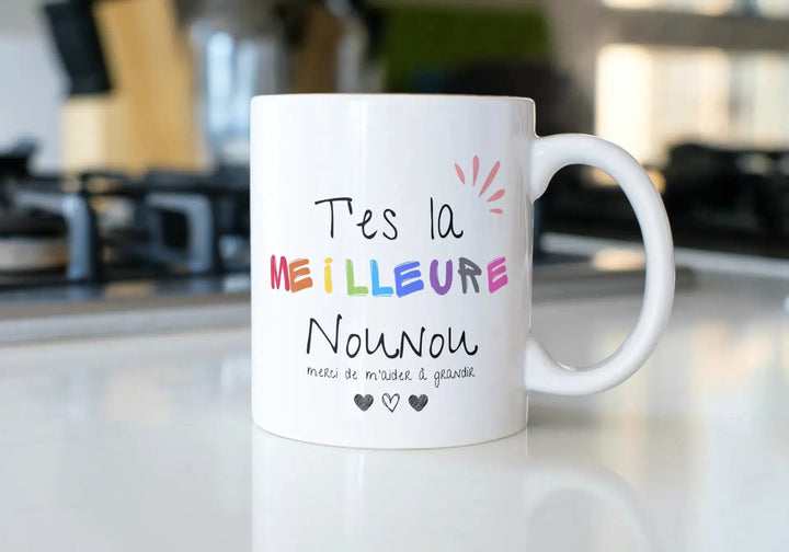 Mug Meilleure Nounou Personalisable - woollypanda