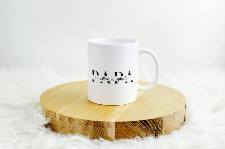 Mug Monogramme papa personnalisable - woollypanda