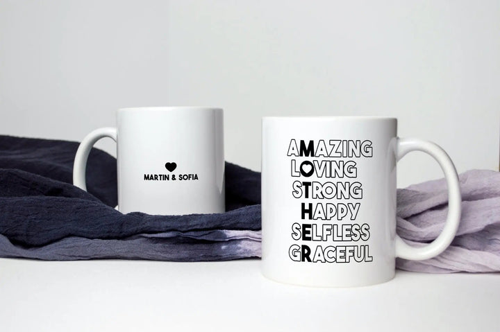 Mug Mother avec adjectifs - woollypanda