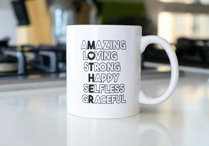 Mug Mother avec adjectifs - woollypanda