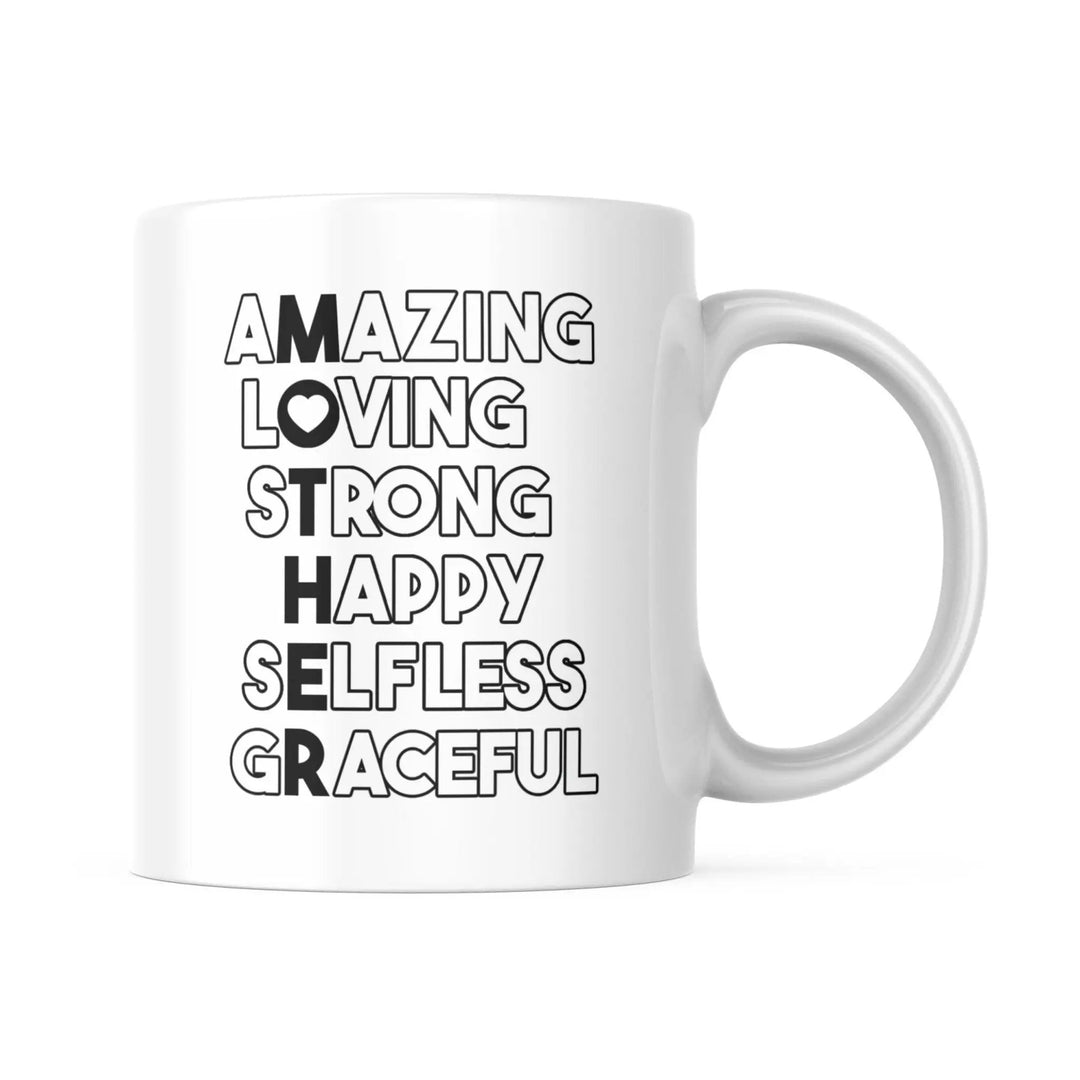 Mug Mother avec adjectifs - woollypanda