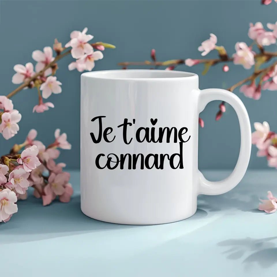 Mug Personnalisable - Je t'aime connard - Woolly Panda