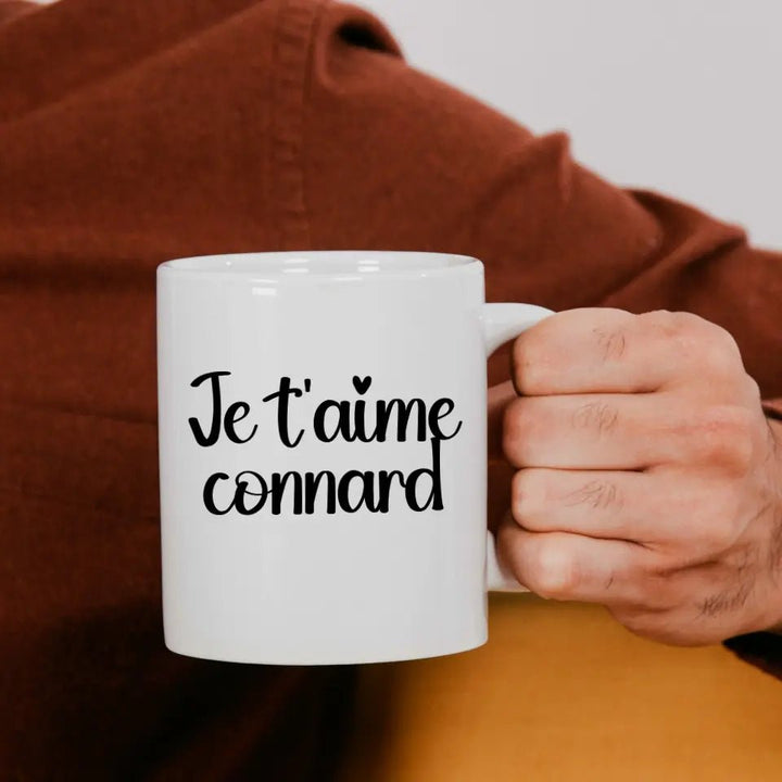 Mug Personnalisable - Je t'aime connard - Woolly Panda