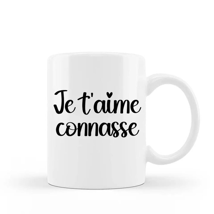 Mug Personnalisable - Je t'aime connasse - Woolly Panda