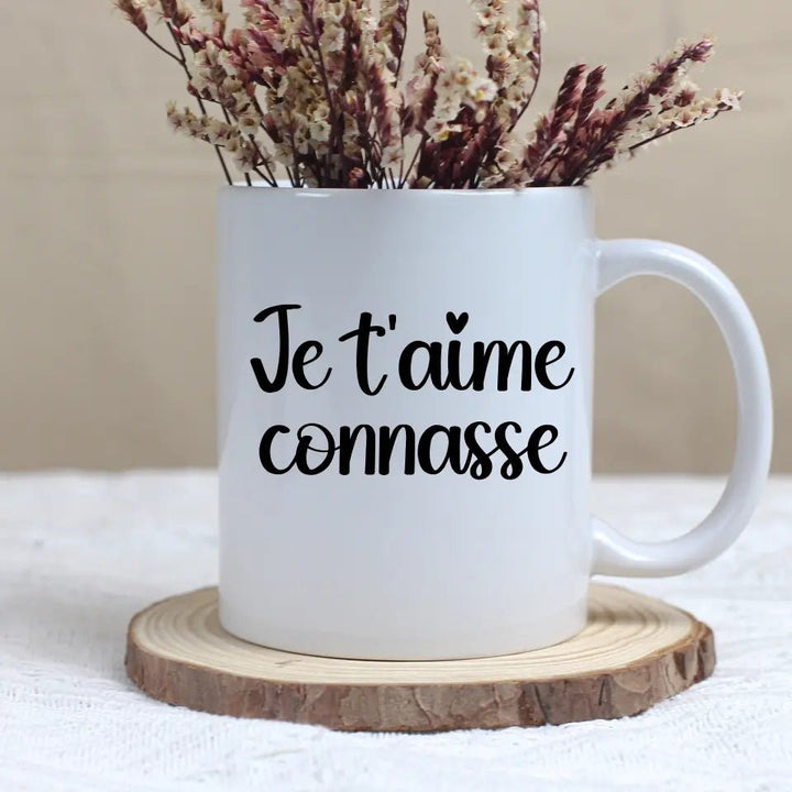 Mug Personnalisable - Je t'aime connasse - Woolly Panda