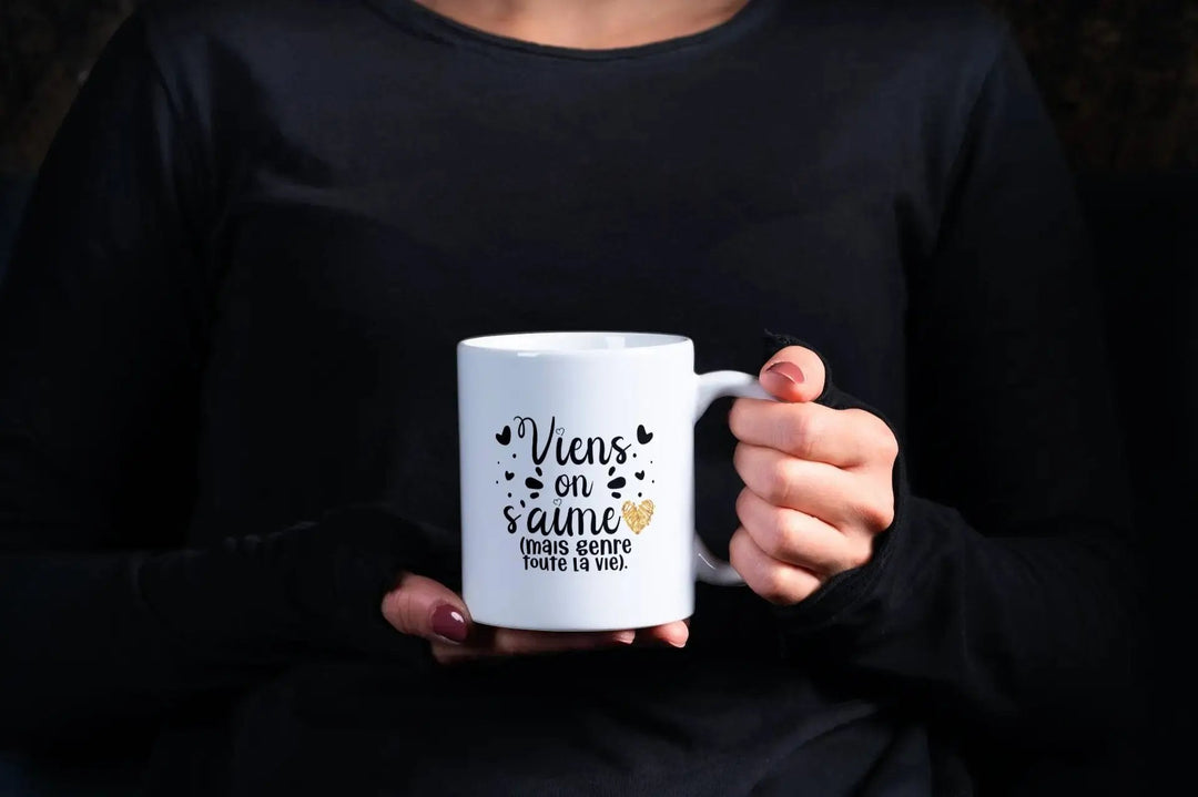 Mug Viens on s'aime - woollypanda