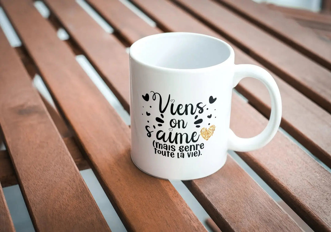 Mug Viens on s'aime - woollypanda